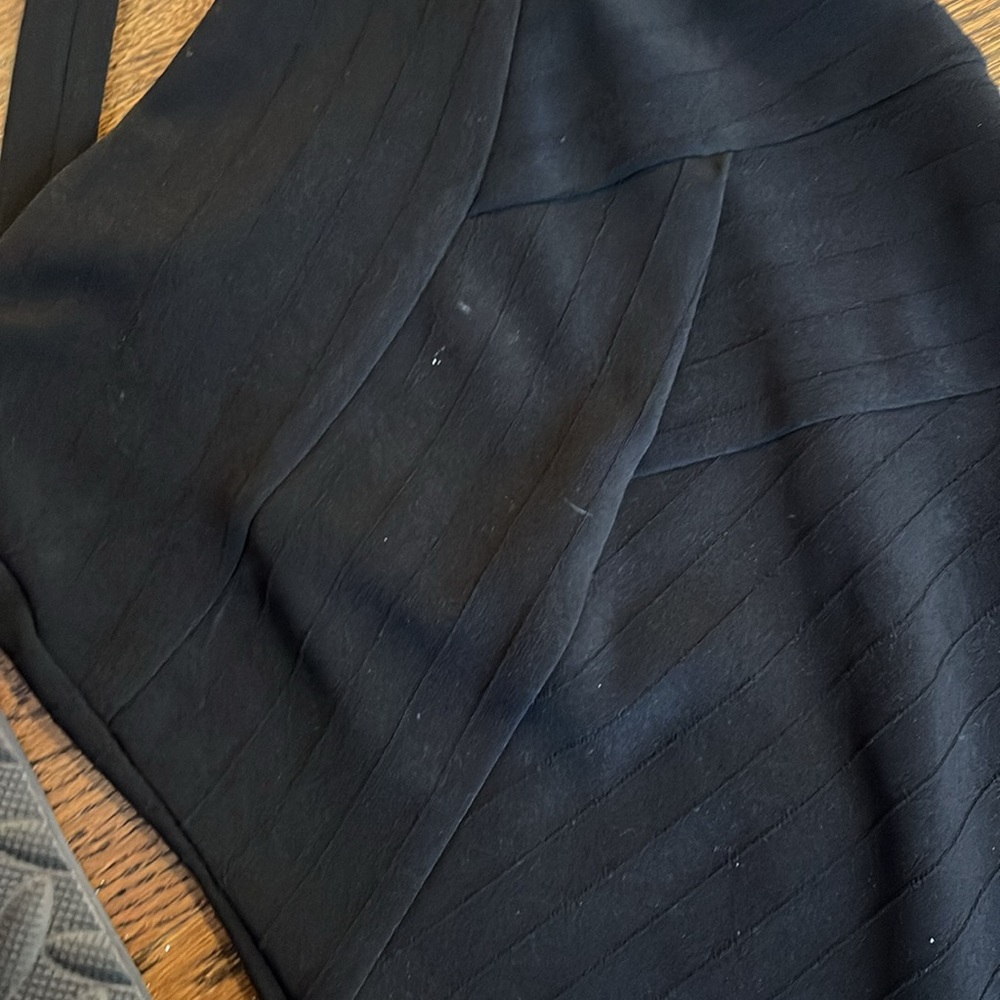 one shouldered black mini dress - Picture 2 of 3